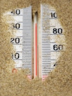 The thermometer works that way!