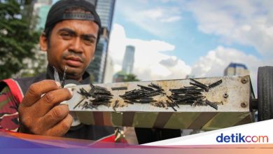 The shock of the nail mines Saber volunteer was chased by a man in East Jakarta with bamboo