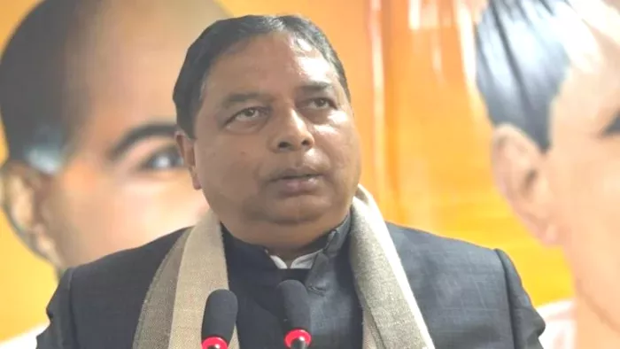Sat Sharma, president of Jammu and Kashmir BJP