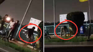 Video of girl parked on a high speed bicycle viral on social media stirred