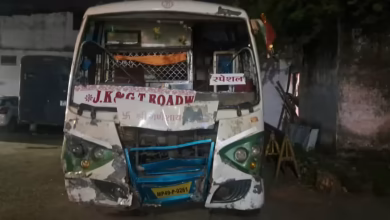 Major accident in Jabalpur, high -speed bus enters Durga Pandal, more than 20 people injured, 6 serious