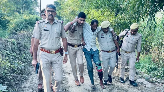 Bareilly Police Rifle dropped in two encounters with a criminal meeting, Idrash and Iqbal shot in the leg – Bareilly Riot Two Rioters arrested after stealing the police gun to encourage