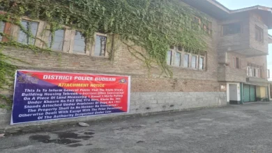Large police action in Kashmir, sealed separatist organization Tehreeriyat Headquarters – Jammu Kashmir Police Seal Hurriyat Headquarters Cnaced Down on Separatization