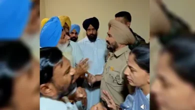 Akali leaders who will ask the health of Pathanmajra’s wife’s health, meet police after a long debate -Patiala News Akali Dal leaders clash with police about meeting with the Mlas