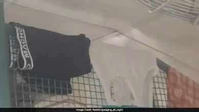 Photo of passenger drying clothes in train viral, debates on social media
