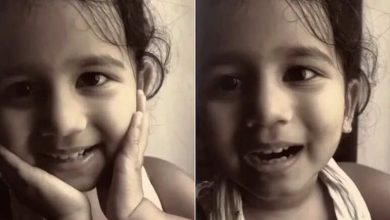 A 3-4-year-old girl won the heart on social media by singing 65-year-old songs in her style