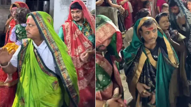 200 -of -year ritual of Sadugarba in Sarees in Ahmedabad, viral on Instagram
