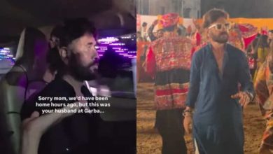 Father’s Dance Viral in Navratri, daughter shared cute video