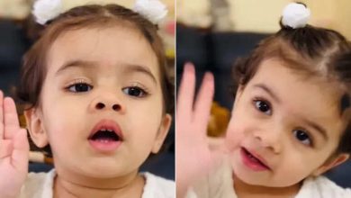 Confluence of commitment and cuteness in Navratri: Video of a girl became viral on social media
