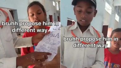 Innocent Anecdote of School Viral: Son who records the Master by reading love letter