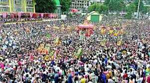 Tehsildar and Godhead Bhrigu Rishi clashed in the Dussehra Festival, video -viral