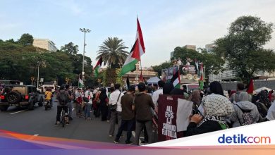 The mass of the demonstration at the US embassy insists that global activist Sumud Flotilla is released