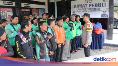 Tangerang -police station with the Ojol community becomes a slap Mitra
