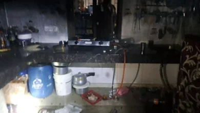 Cylinder leaks in the third floor of a five -story building in Bhangel, Noida, five people scorched – Ncr Noida Fire 5 injured in the cylinder leak at five storey building