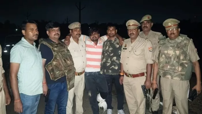 In the police encounter in Amethi, the bullet hit the leg of Gotascar, SP held a reward of 50 thousand rupees -notorious livestock arrested after meeting in Amethi