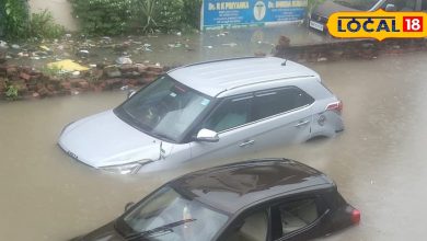 The form of nature seen in Chapra is disturbed in one night due to rain, only the view of the water around