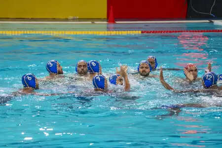 Indian team stumbled in the initial water polo matches of the Asian aquatic Championship