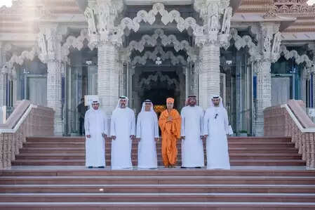 Inter-religious harmony promotes: DCD President Dr. Al Khali visited Baps Temple