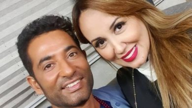 برسالة رومانسية مؤثرة: عمرو سعد يحتفل بعيد ميلاد زوجته