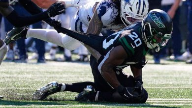 Breeece Hall injury: New York Jets RB leaves during the first half of the NFL collision against Dallas Cowboys; check details