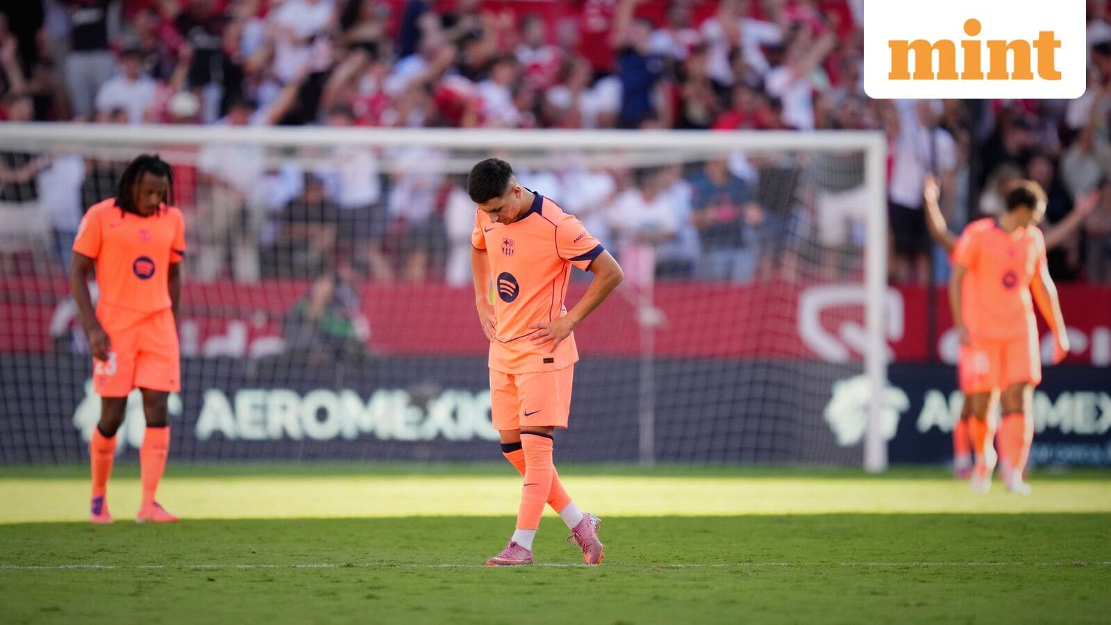 Barcelona has a humiliating defeat as Seville Clinch 4-1 win in La Liga Thriller