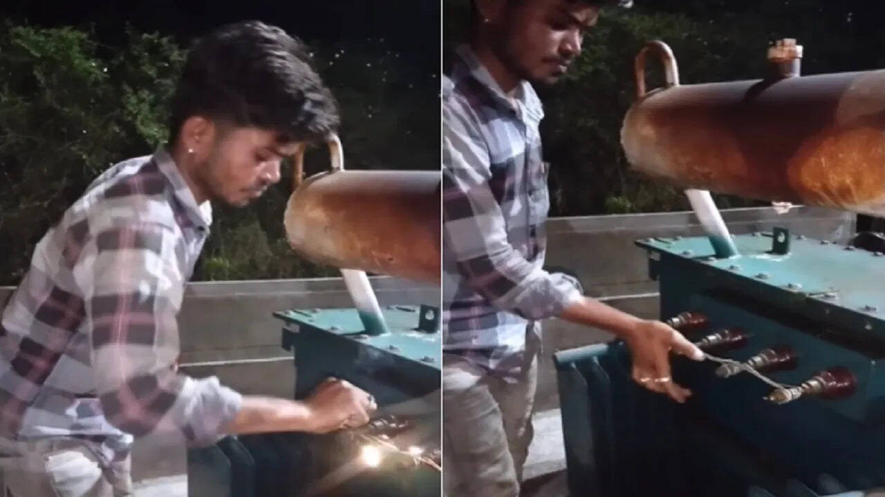It turns out to be Yamraj’s brother … a person who plays with electricity without safety will fly away after seeing the act in viral video