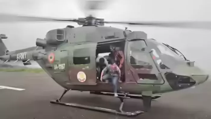 ‘Immediate help’, the Indian army came out to save people in Bhutan. The Indian Army saves flood victims in the Bhutans Amochu River