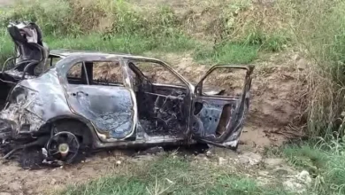 The driver burned a sudden fire in the moving car in Bathinda – a moving car suddenly caught fire in Bathinda. The driver burned alive