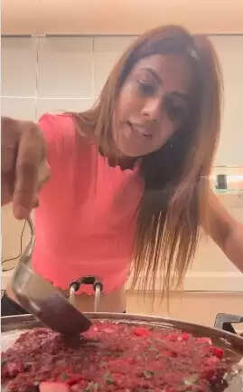 Nia Sharma shared a healthy beet chila recipe, adopted new methods for fitness