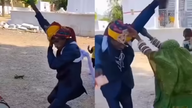 Viral on social media: The funny dance video of the groom on wedding