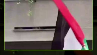 مقطع مصور لرجل مسنّ في مدينة ميلانو الإيطالية، وهو ينضم من شرفة منزله إلى مظاهرات داعمة…