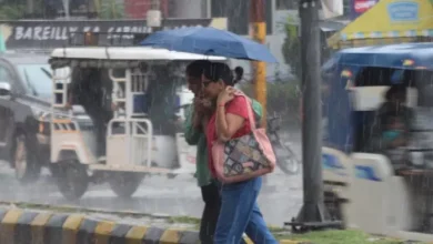 Delhi -ncr was rained in the morning, rolled temperature and IMD released warning – NCR Delhi ncr again heavy rain caused water decorating and temperature drops