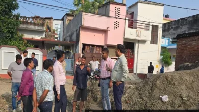 People who came under Gorakhpur’s Goddhoiya Nala got ultimatum, broke the construction over 2-3 days -construction shutter blocks in Goddhoiya retirement project in Gorakhpur News