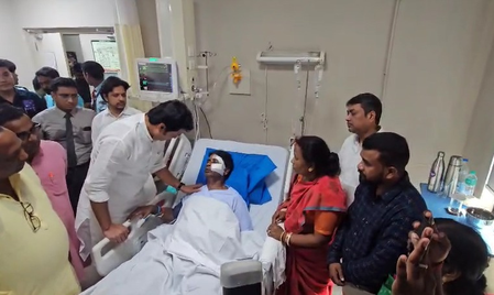 Biplab Deb met injured BJP leaders in Siliguri, said – TMC’s countdown begins
