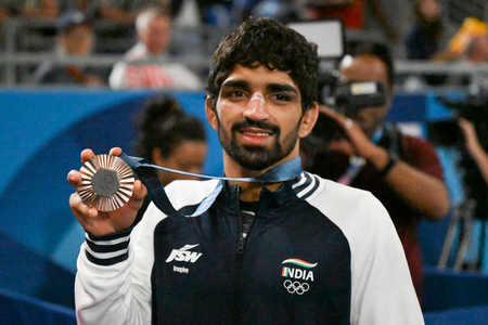 Olympic medalist Aman Sehrawat was suspended by the Indian Wrestling Federation
