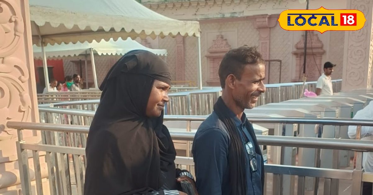 Ayodhya News: “It felt great to be here …” Sher Ali and Shayra Banu reach Ram Temple, says big things about CM Yogi