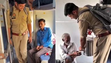 “There is no religion greater religion than humanity” while the Chaiwala fell asleep, the policeman did such work, video -viral