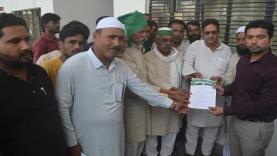 Farmers suffered heavy losses due to unlawful rain, now Bhakiyu has submitted a memorandum to SDM for compensation – Bhakiyu claims crop compensation after rain damage in Sambhal
