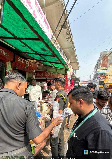 Greater Noida Authority imposed a fine of Rs 1.13 Lakh for throwing garbage along the way