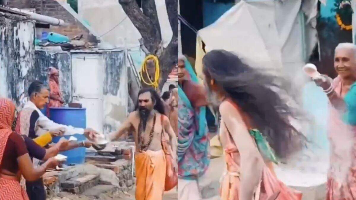 Babji’s strange style video has become viral on social media, whoever has seen it