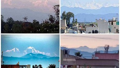 Omg! Giant Himalayan peaks are visible from Madhubani, Bihar, you will be stunned after watching the viral video.