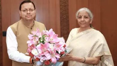 CM Dhami met Finance Minister Sitharaman, expressed gratitude for the support that Uttarakhand received.