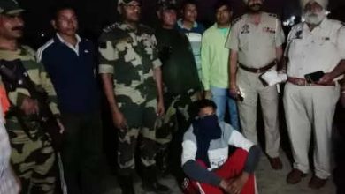 The great success of BSF in Tarn Taran, fell pistols from the drone, a smuggler arrested
