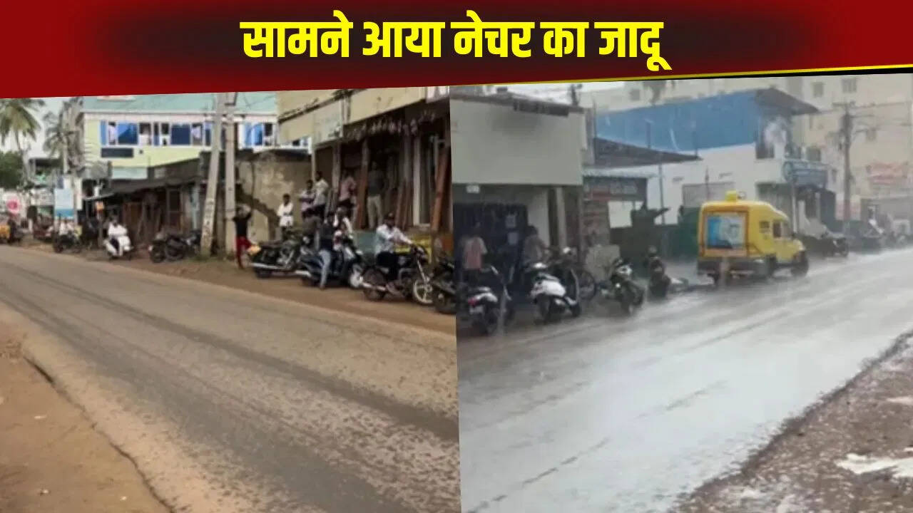 Man recorded the magic of nature on camera, two seasons were seen in one place