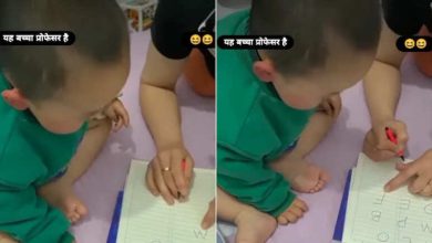 A few -month -old child read ABCD like this, people were shocked to see, asked: Is this Khan Sir’s son?