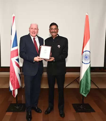 Bilateral meeting of the Minister of Defense Sanjay Seth with Britain’s Minister of Defense