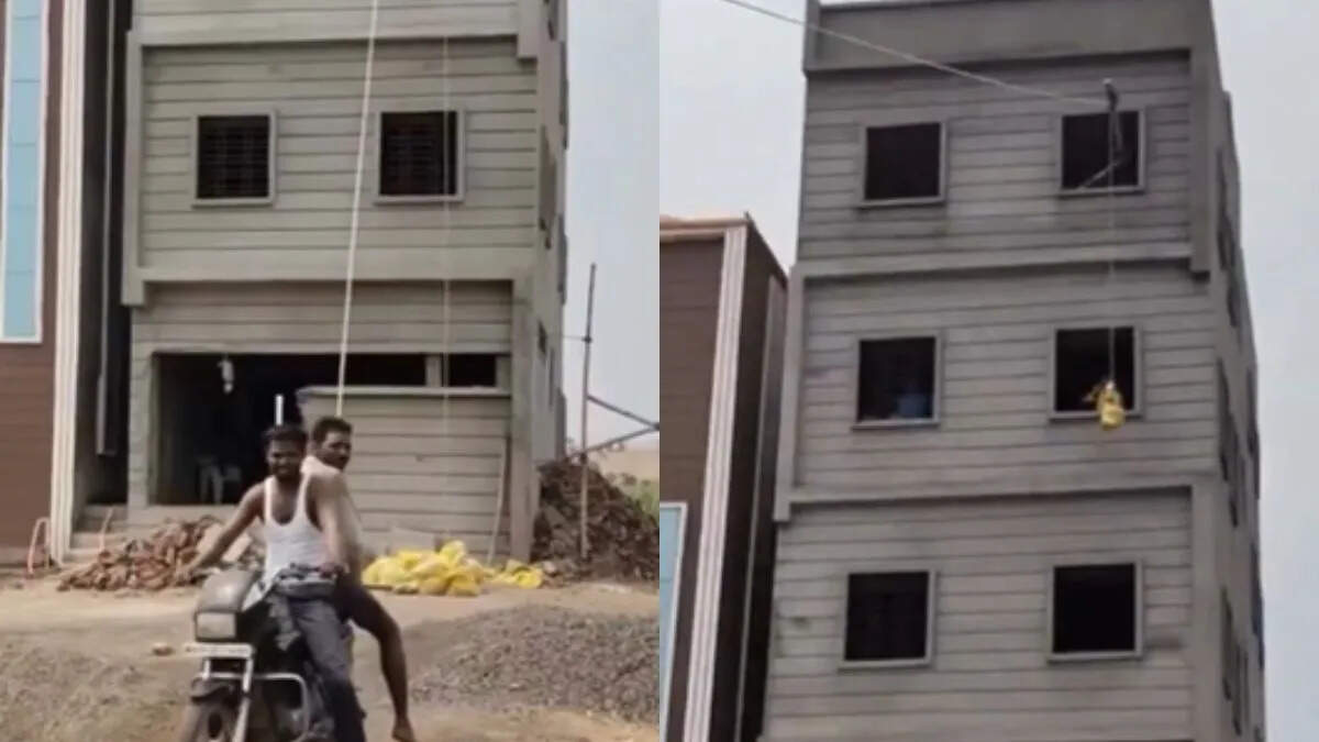 India is the World Goeru of Jugaad, you will also be surprised to see the viral video of the laborers.