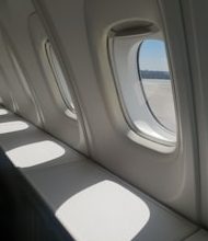 What is the use of the hole in the aircraft window?