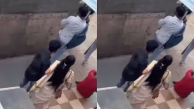 Man was busy with the phone, woman kissed another boy behind him, the video caused on the internet debate