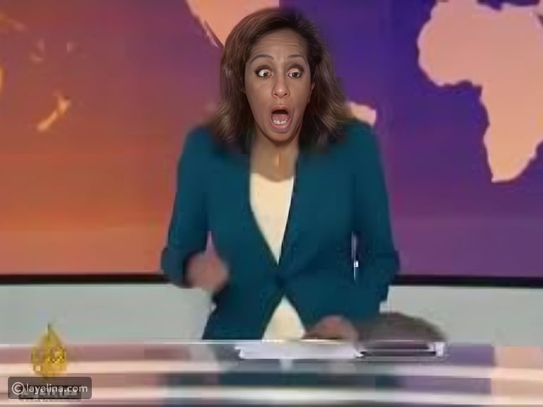 مذيعة الجزيرة تهرب على الهواء بعد ظهور فأر: هذه حقيقة الفيديو